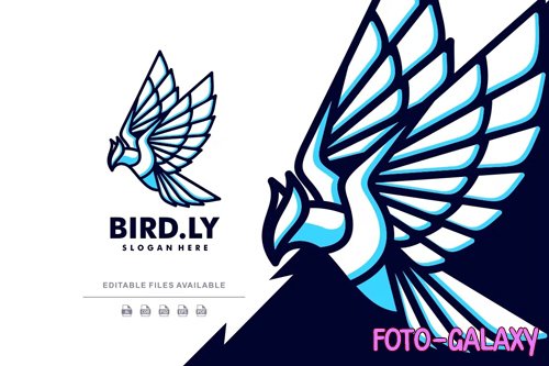 Bird Simple Mascot Logo
