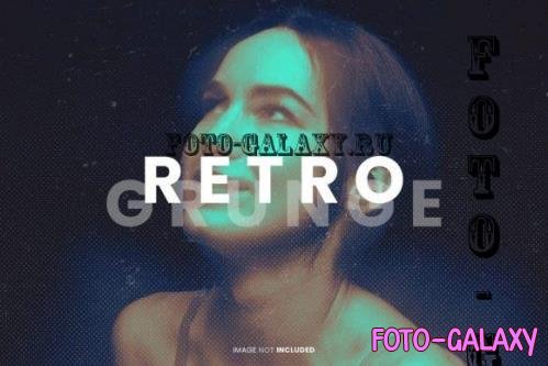 Retro Grunge Photo Effect - K7R46F7