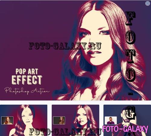 Pop Art Photoshop Action - JNJFQAP