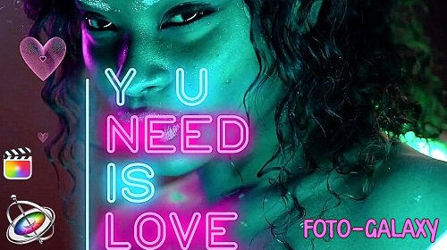 Videohive - Neon Titles 38493701 - Project For Final Cut & Apple Motion