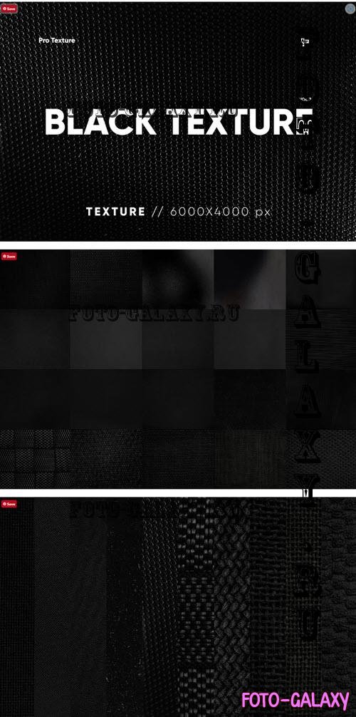30 Black Textures Bundle | Vol.2 - 7367734