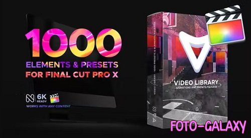 Videohive - Video Library 34853612 - Project For Final Cut & Apple Motion