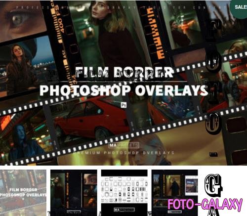 75 Film Frame Border Overlays 