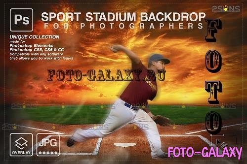 Baseball Backdrop Sports Digital V50 - 7395095