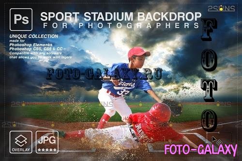 Baseball Backdrop Sports Digital V55 - 7395090