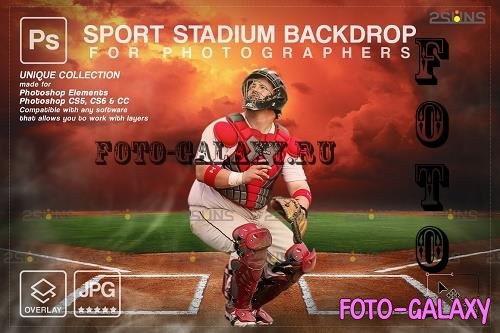 Baseball Backdrop Sports Digital V60 - 7395006