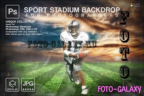 Football Backdrop Sports Digital V47 - 7395099