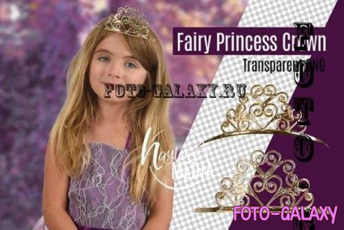 Princess Fairy Girl Sparkle Crown PNG