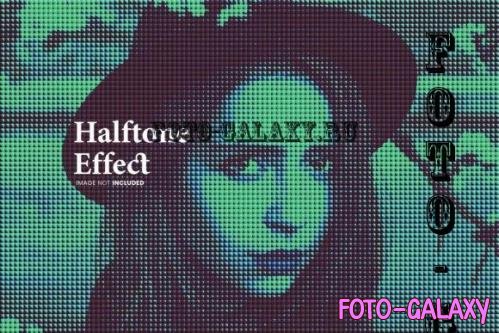 Halftone Photo Effect Psd 3