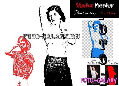Vector Master Photoshop Action - 7466430