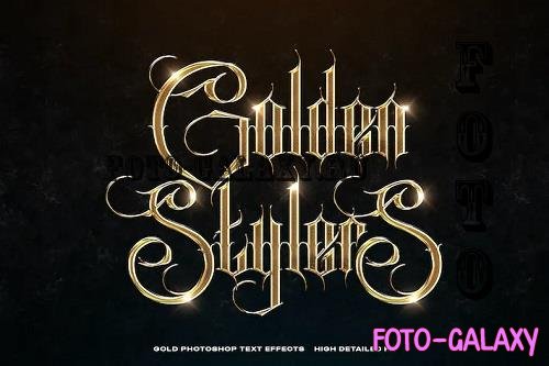 40 Gold Photoshop Styles - Text Effects