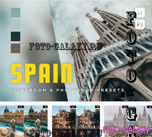 5 Spain Lightroom and Photoshop Presets - CUBMLTW