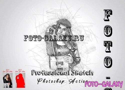 Professional Sketch Photoshop Action - 7513772