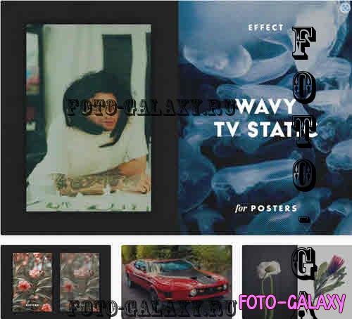 Wavy TV Static: Poster Effect - 7399369