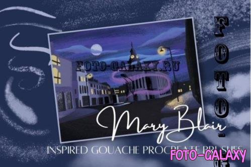 Mary Blair Inspired Gouache Brushes