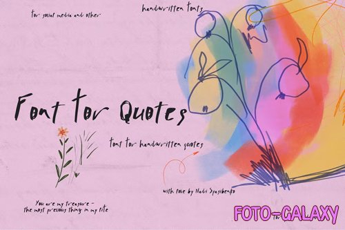 Handwritten Font for Quotes OTF 