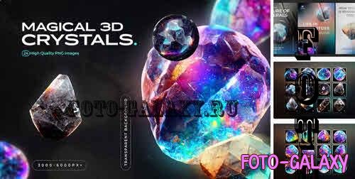 3D Gems & Crystals Collection - 7491463