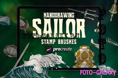 Dansdesign Sailor Element Brush Stamp Procreate