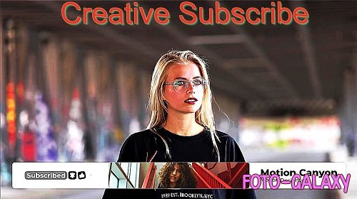 Videohive - Creative Subscribe Elements 39343732 - Project For Final Cut & Apple Motion
