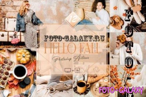 12 Photoshop Actions, Hello Fall Ps