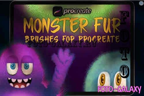 Dans Monster furry Brush Procreate