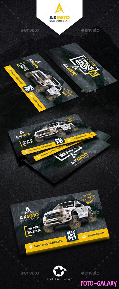 Off-Road Adventure Business Card Templates 19136695