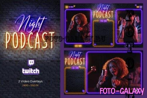 Night Podcast - Twitch Overlay - 10181381