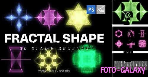30 Fractal Shape Stamp Brushes