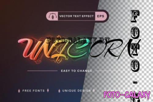 Unicorn Glow - Editable Text Effect - 10232577