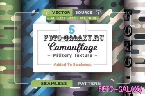 Camouflage Seamless Patterns - 10241272