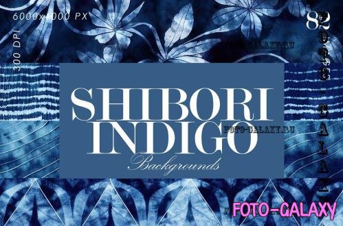 Shibori Indigo Japanese Dye Textures - 10172359