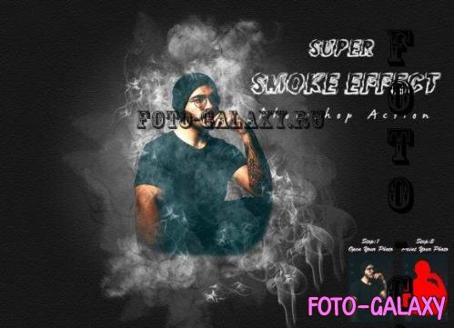 Super Smoke Effect Photoshop Action - 10252542