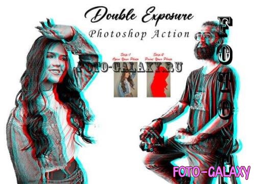 Double Exposure Photoshop Action - 10282976