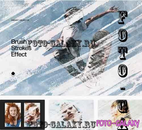 Brush Strokes Photo Effect - 10270239