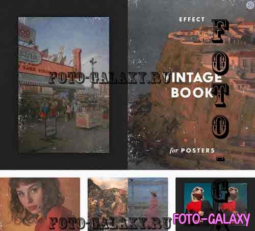 Vintage Book Effect for Posters - 10270145