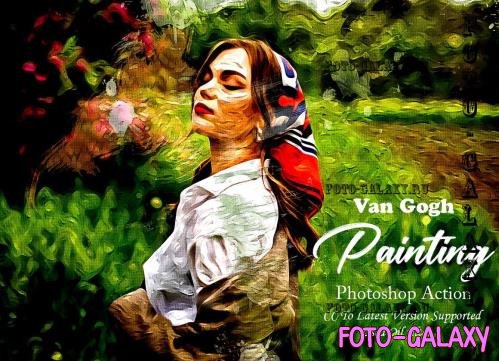 Van Gogh Painting Photoshop Action - 10287707