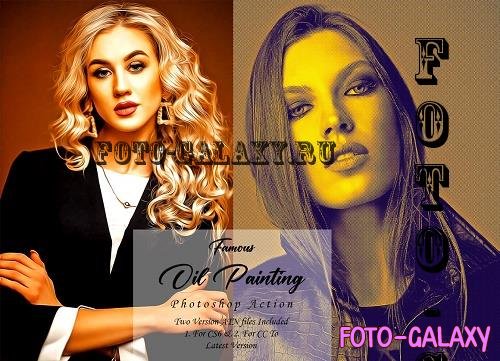 Famous Oil Painting Photoshop Action - 10291556