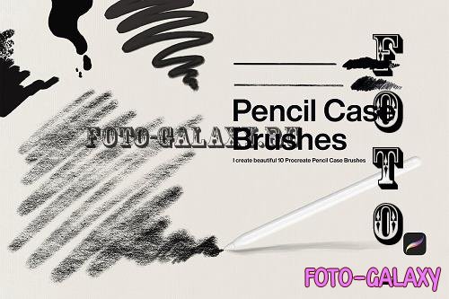 10 Pencil Case Brushes Procreate - 10314503