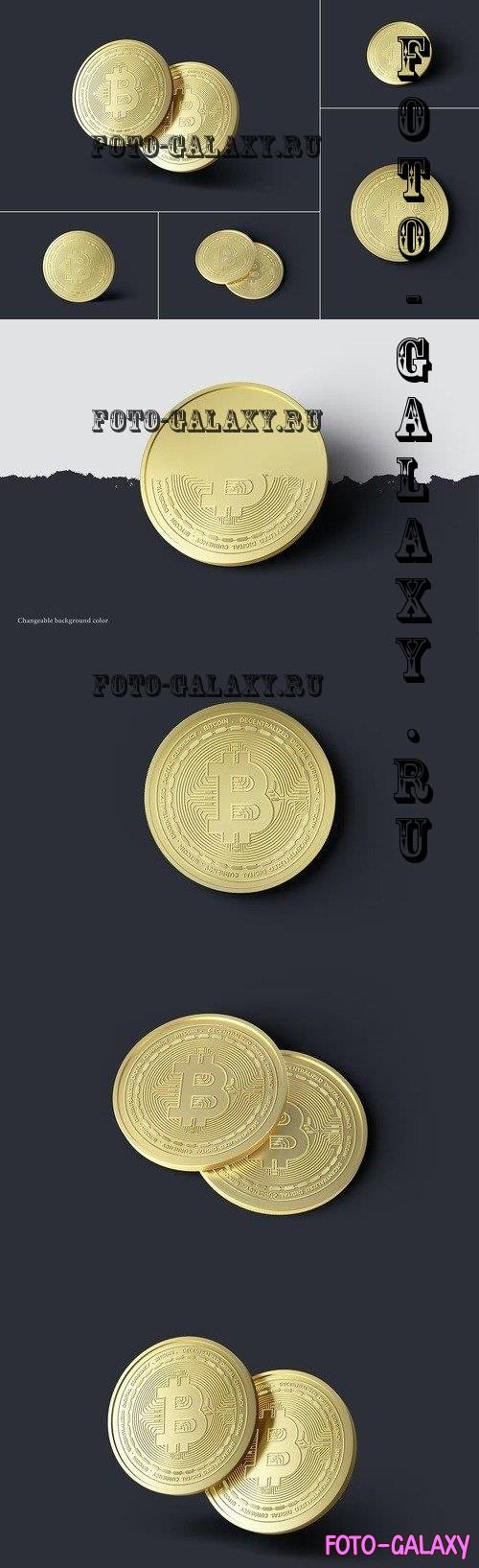 Gold Coin / Cryptocurrency Mockups - 10274831