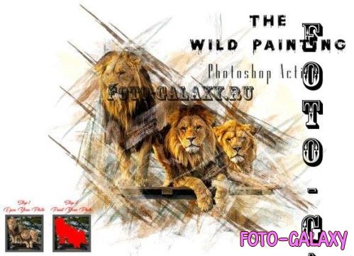 The Wild Painting Photoshop Action - 10320676