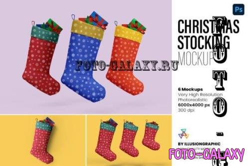 Christmas Stocking Mockup - 6 views - 10321643