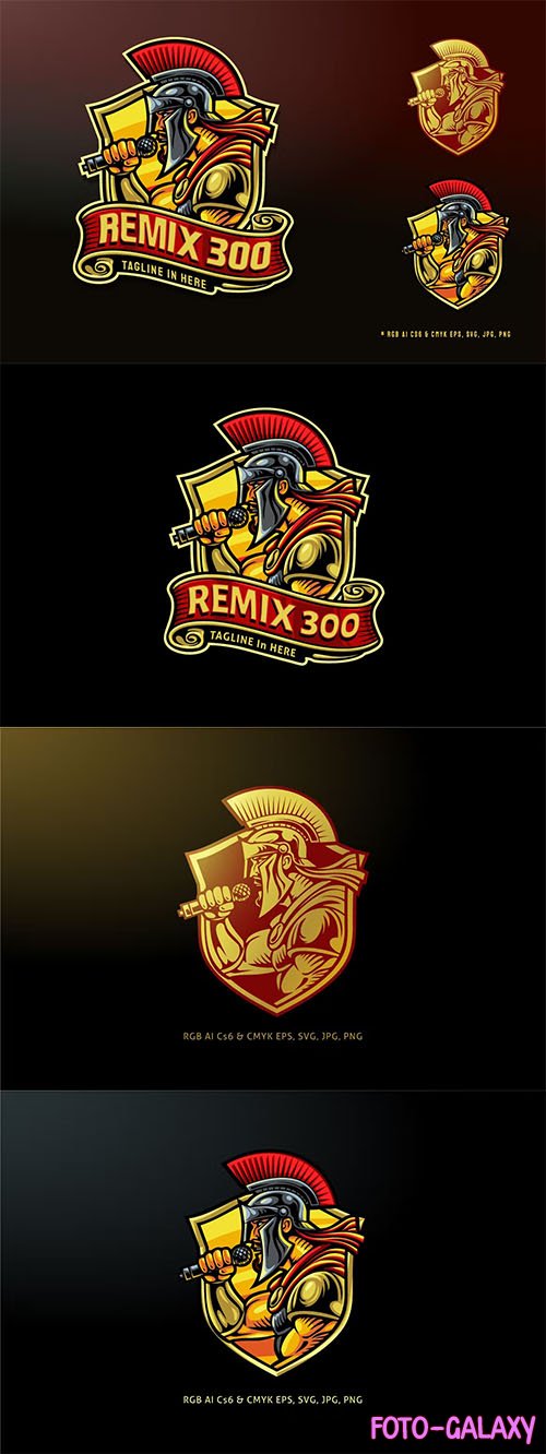 Remix300 Logo Template