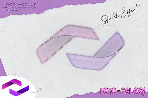 Sketch Logo Mockup