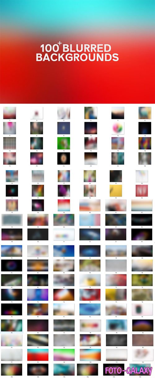 100+ Blurred Backgrounds & Overlays for Photoshop