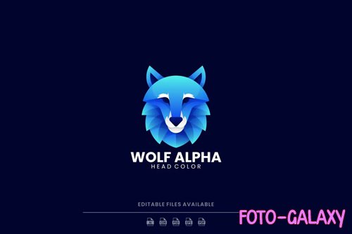 Wolf Gradient Logo