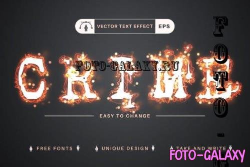 Fire - Editable Text Effect - 10864735