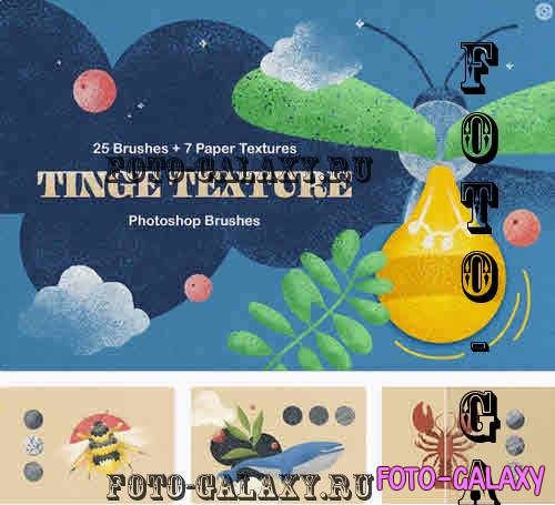 Tinge Texture Photoshop Brushes - 10182298