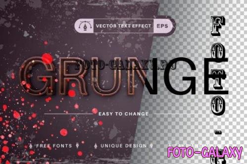 Grunge Rust - Editable Text Effect - 10257022