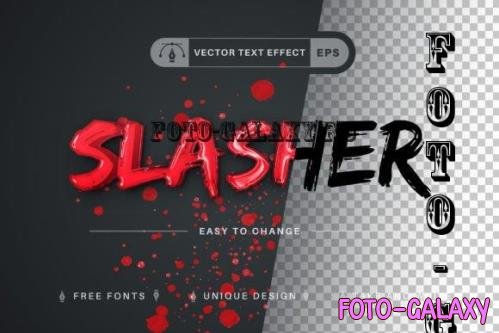 Blood Slasher - Editable Text Effect - 10256902