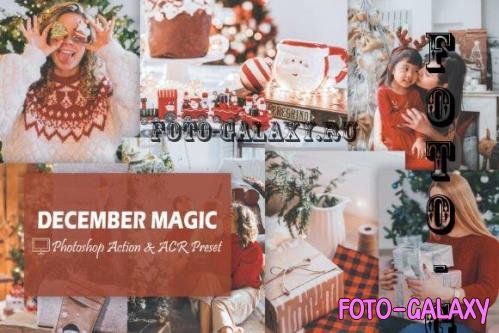12 December Magic Photoshop Actions And ACR Presets, Holiday - 2290795